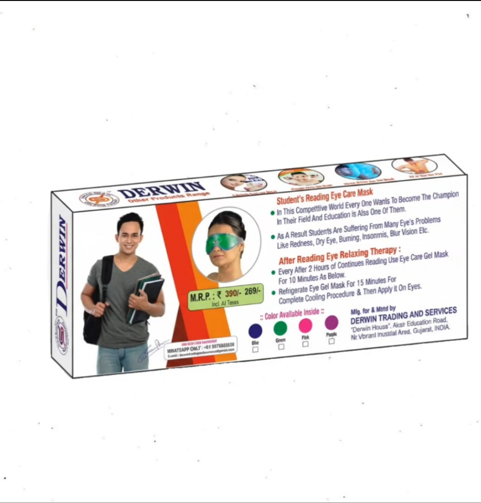 Derwin Eye Care Gel Mask - For Toppers Students.