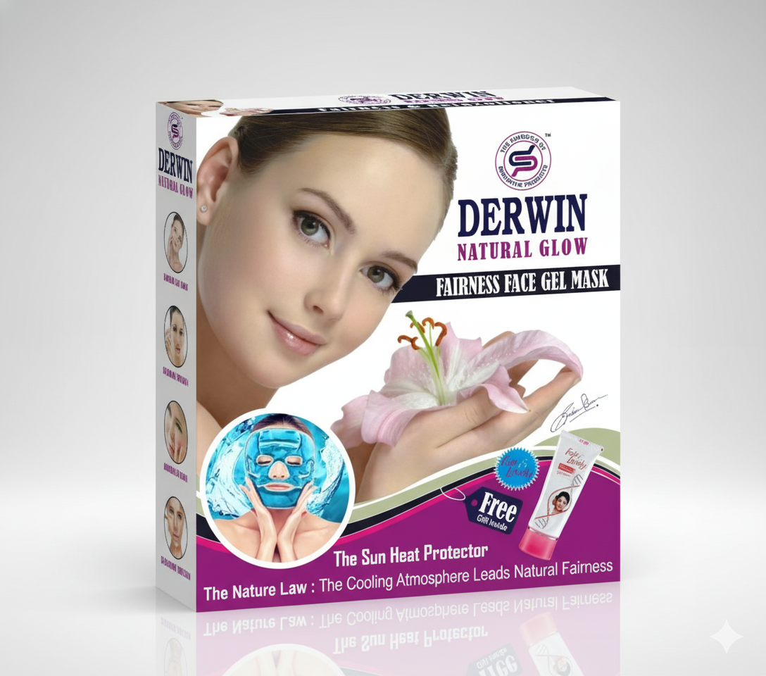 Derwin Natural Glow - Face Gel Mask.