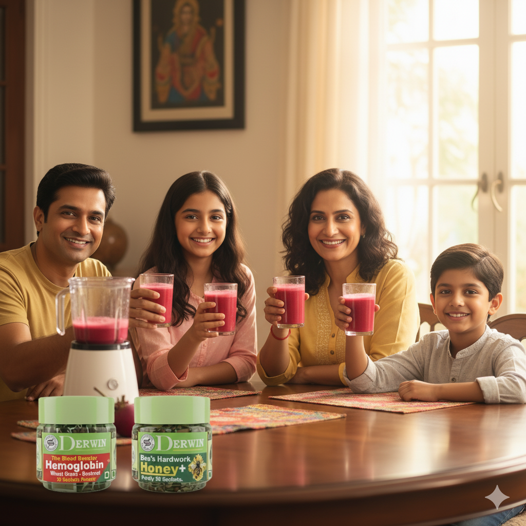 Derwin Hemoglobin + Honey